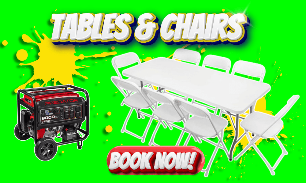 Table & Chair Rentals - EZ's Jumperz